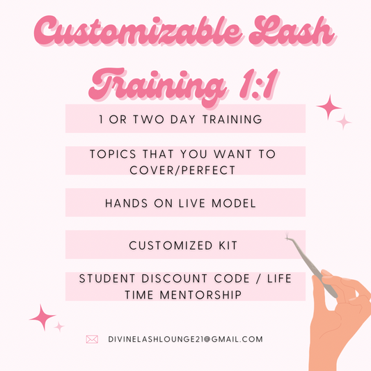 Customized Lash Training 1:1