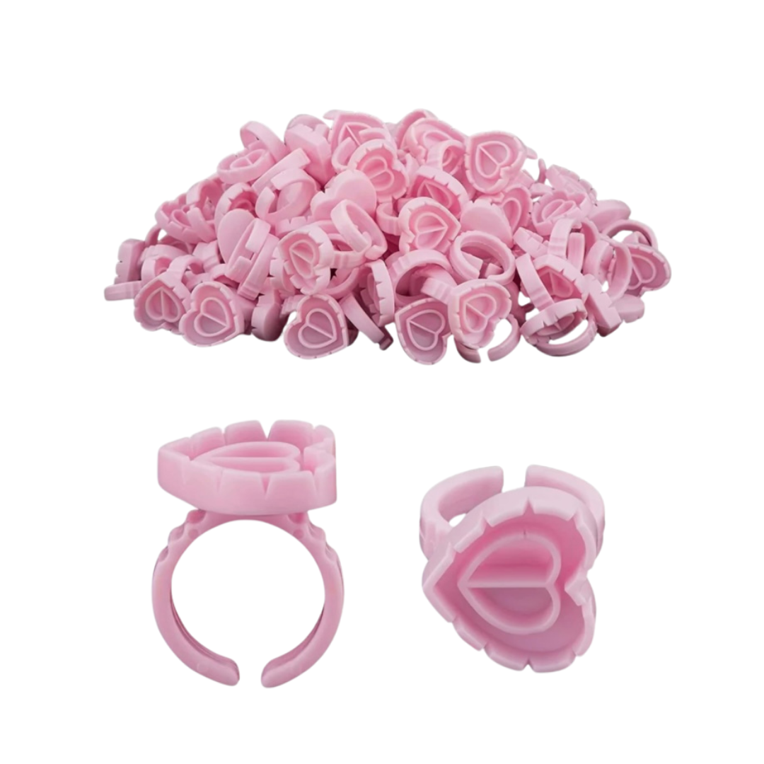 Heart Shape Glue Rings