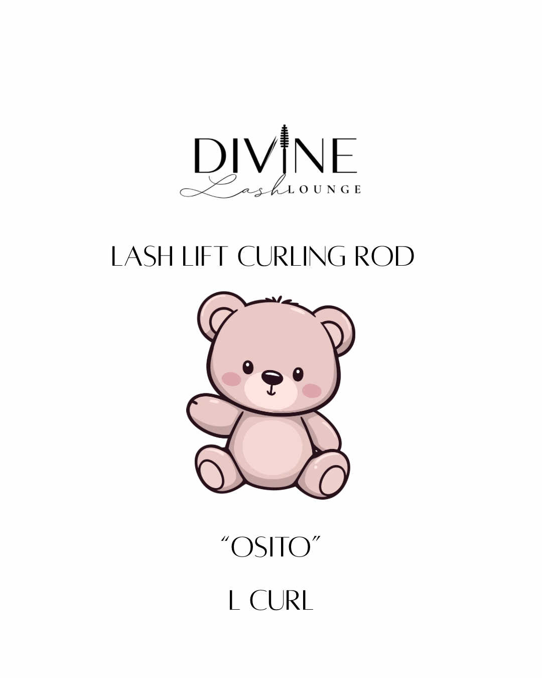 “OSITO” L CURL ROD 🧸✨