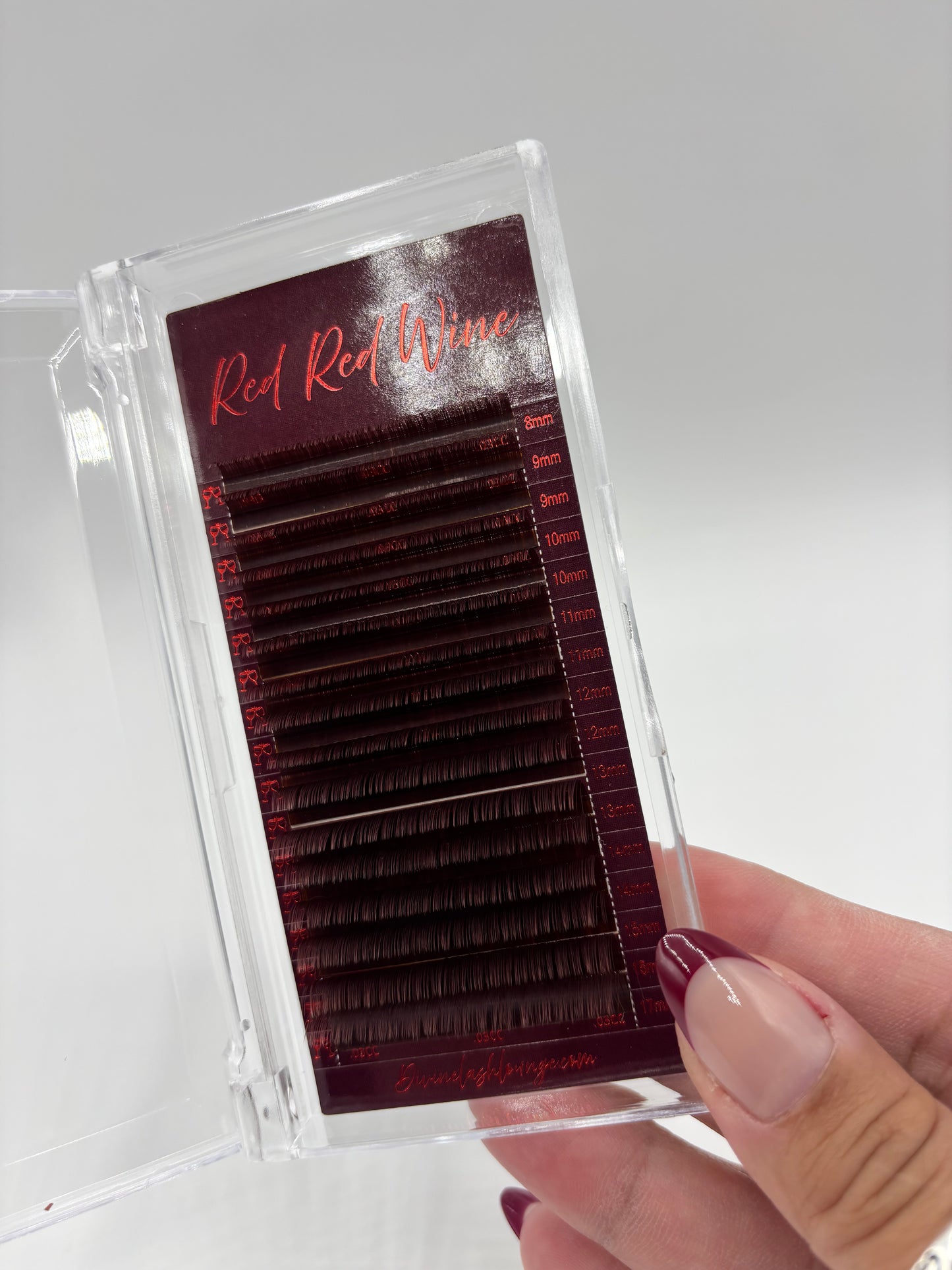 Burgundy Deep Red Lashes