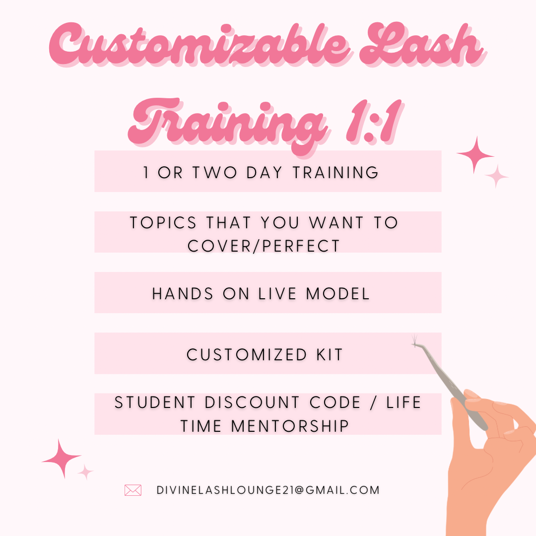 Customized Lash Training 1:1