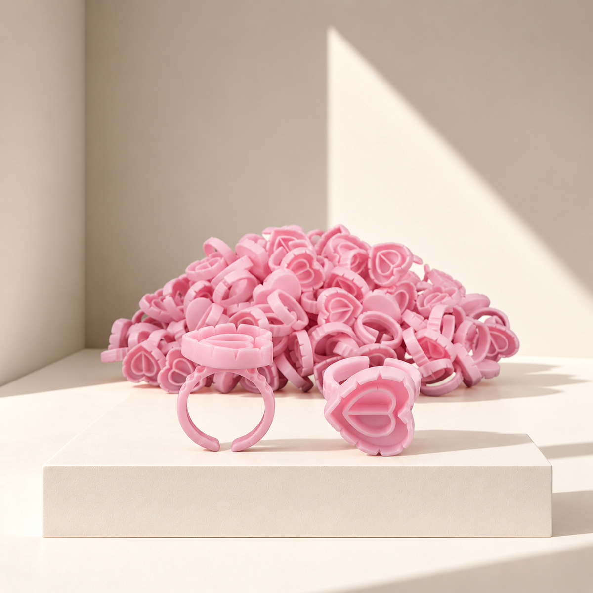 Heart Shape Glue Rings